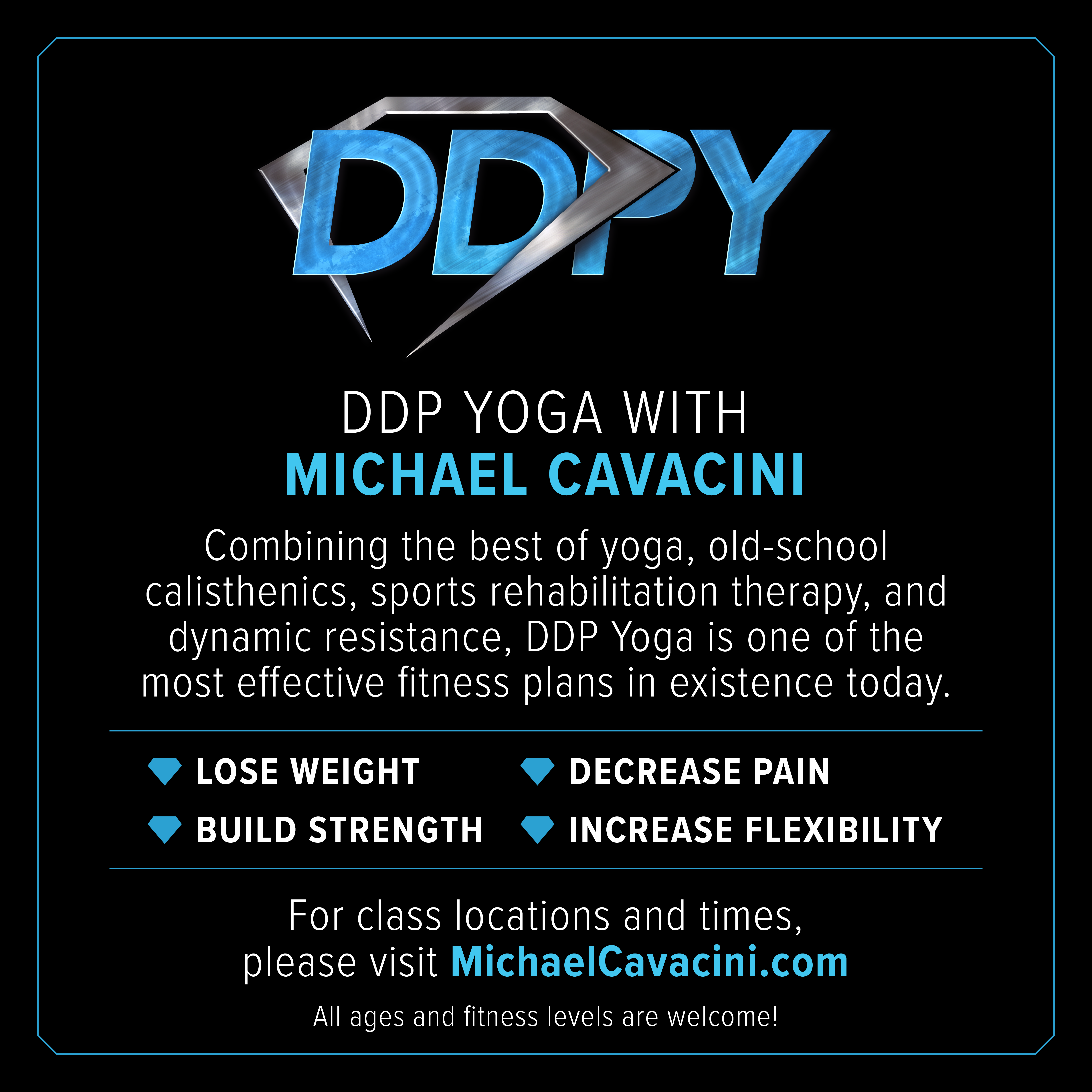 DDP Yoga Class: December 15 — Michael CavaciniMichael Cavacini